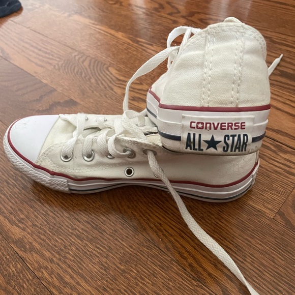 CONVERSE Chuck Taylor All Star Sneakers White Women's 6 THEY FIT LIKE A 5.5 - Picture 6 of 7